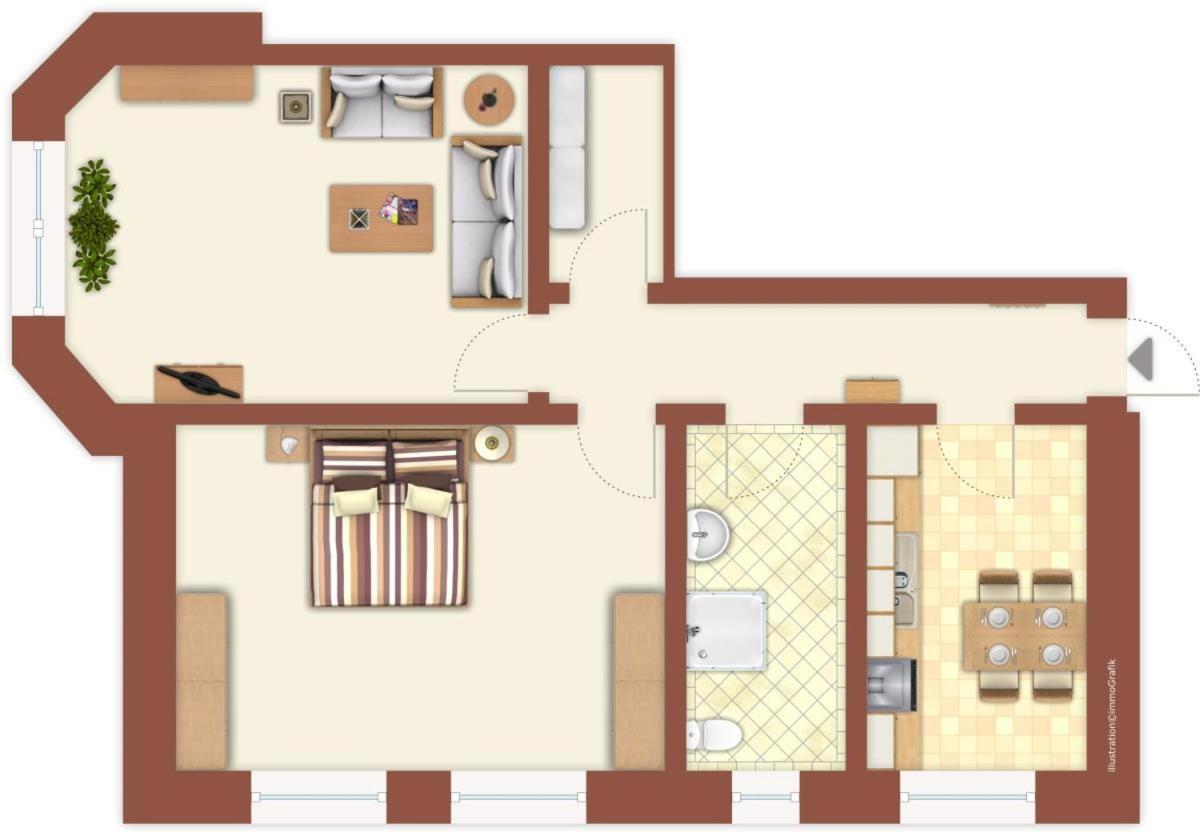 Sansibar Apartment Rostock Ngoại thất bức ảnh